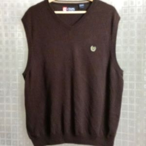 Men's CHAPS VNeck Sleeveless Sweater